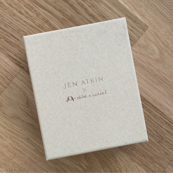 Jen Atkin Chloe + Isabel Red Leather Crystal Lariat Necklace or Headpiece - Picture 6 of 8